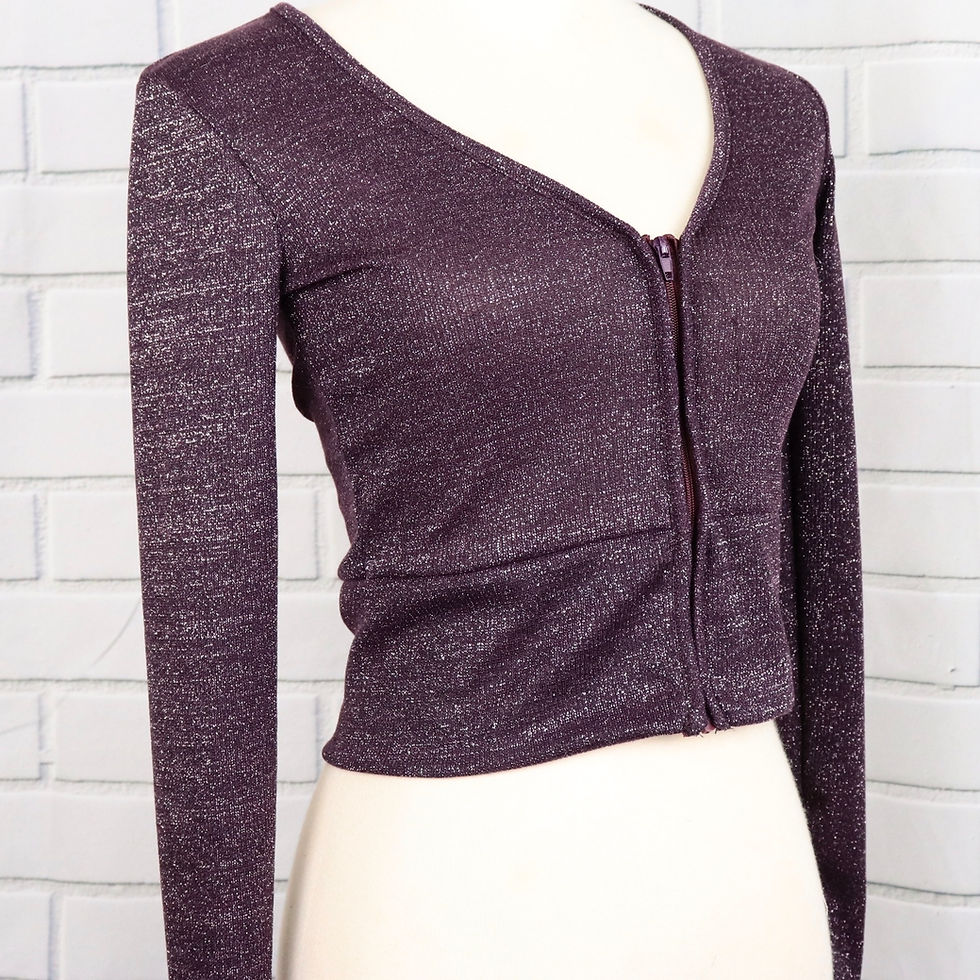 Thumbnail: Jacket- Sparkly Plum-L