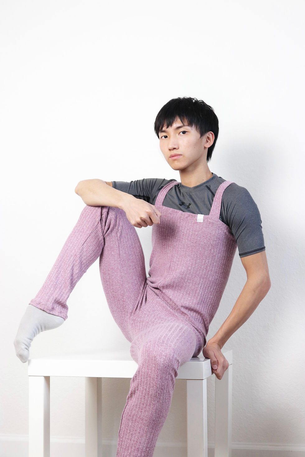 Thumbnail: Long Romper-Wine Red Ribs