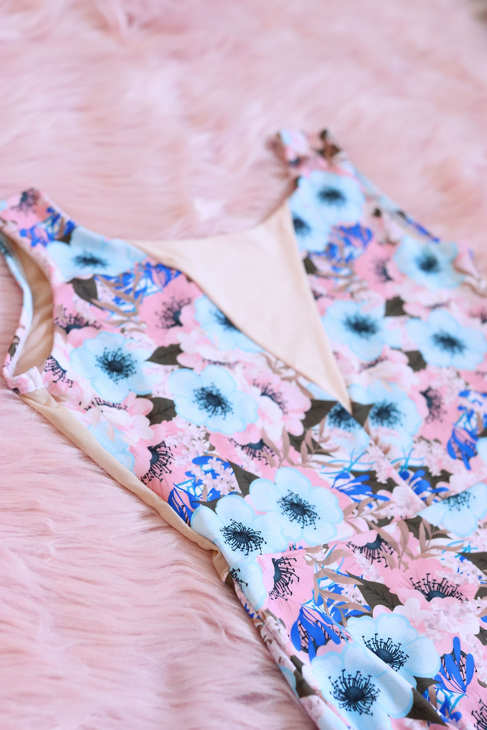 Thumbnail: Leotard- Alina- Pink+ Cyan Sunflower