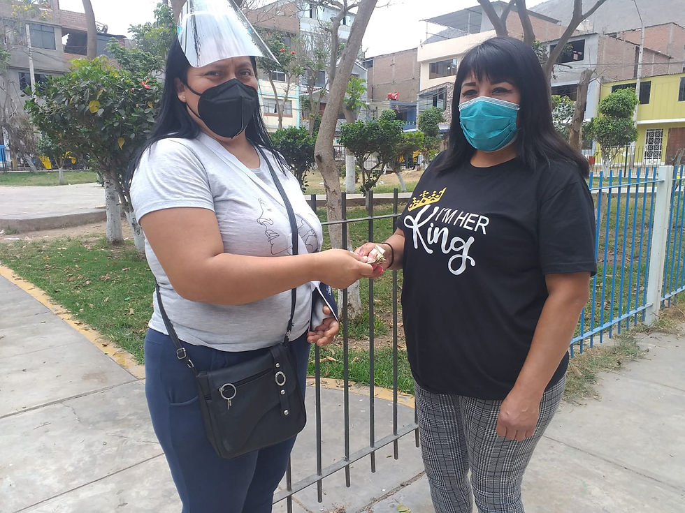 DONACIÓN A LA SRA. MÓNICA ROJAS