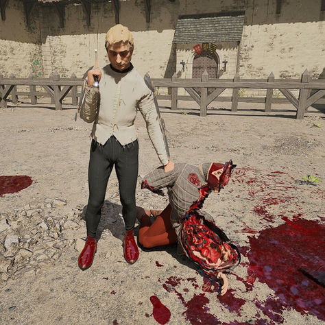 A review of the blood and gore effects in the early access release of Half Sword