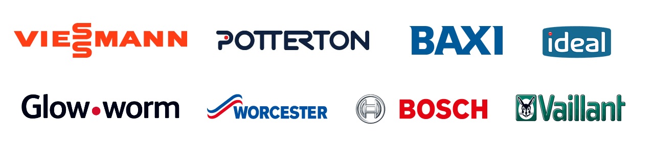 boiler brand logos on the photo