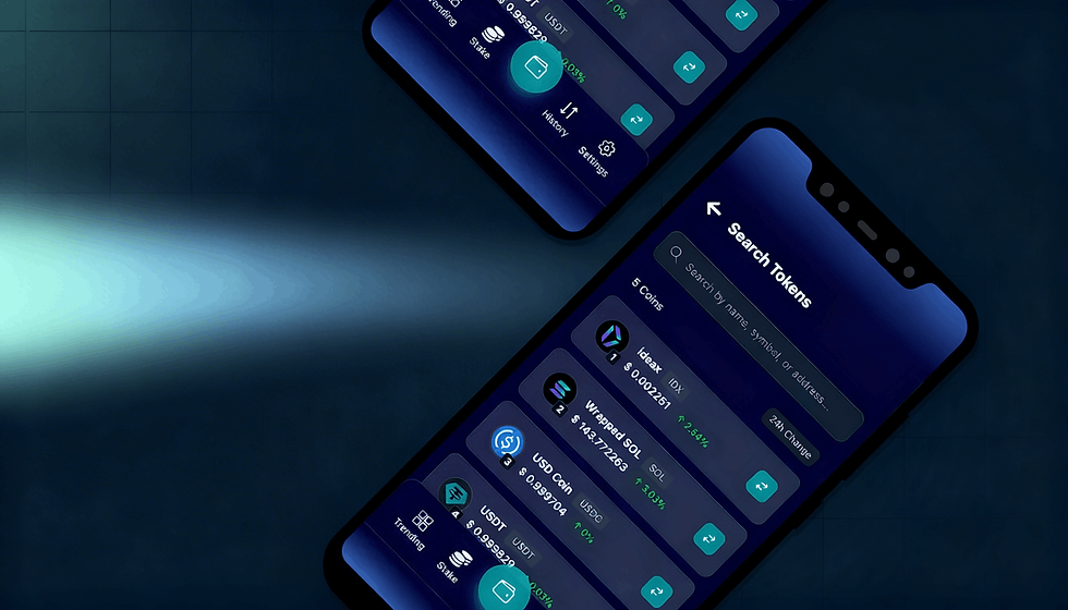 IDX wallet mobile