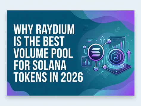 Why Raydium is the Best Volume Pool for Solana Tokens in 2026