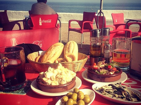 Great local tapas - La Caleta ... worth a visit! (Re-send again - sorry)