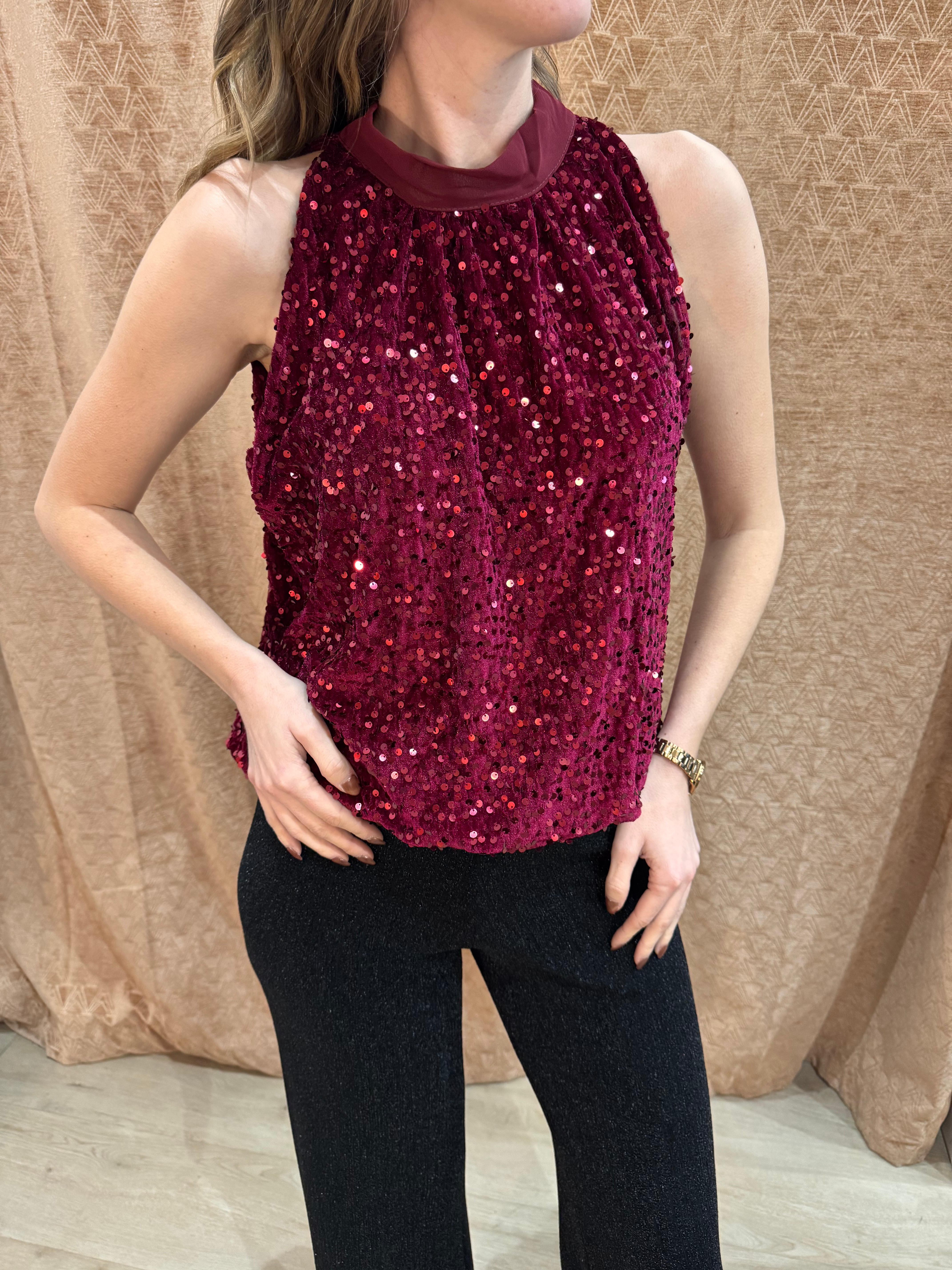Top Adrienne bordeaux