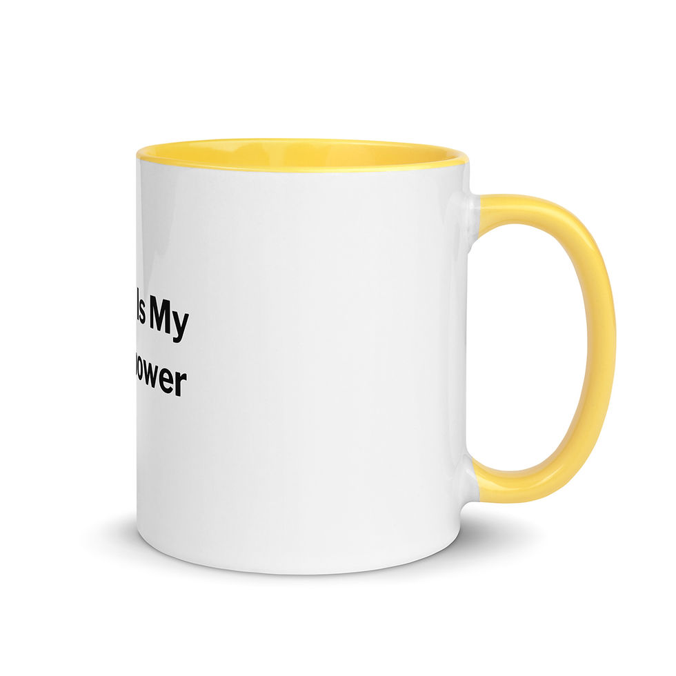 Miniatura: Poetry Is My Superpower Mug with Color Inside