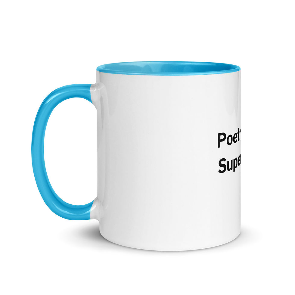 Miniatura: Poetry Is My Superpower Mug with Color Inside