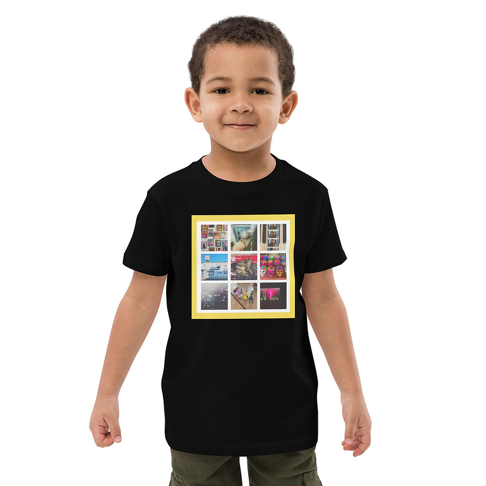 Miniatura: Poems for Squares Organic Cotton Kids T-shirt