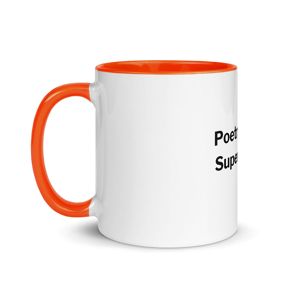 Miniatura: Poetry Is My Superpower Mug with Color Inside