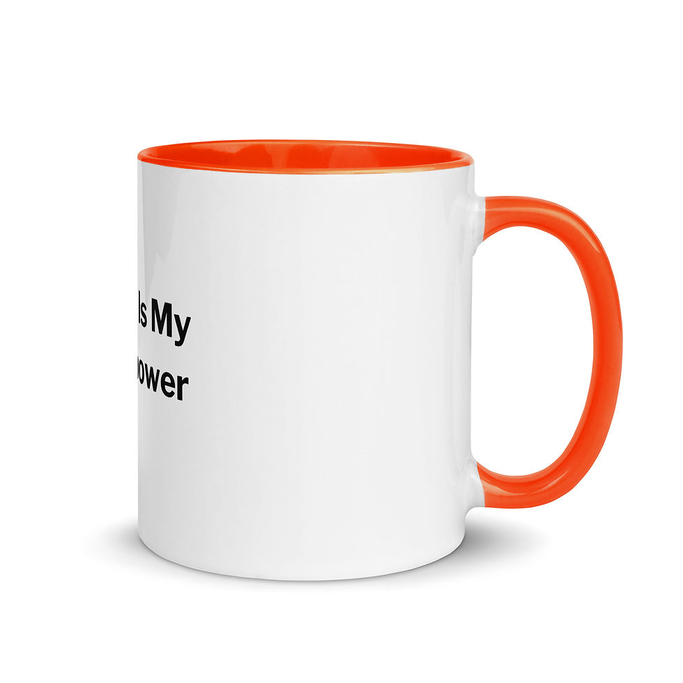 Miniatura: Poetry Is My Superpower Mug with Color Inside