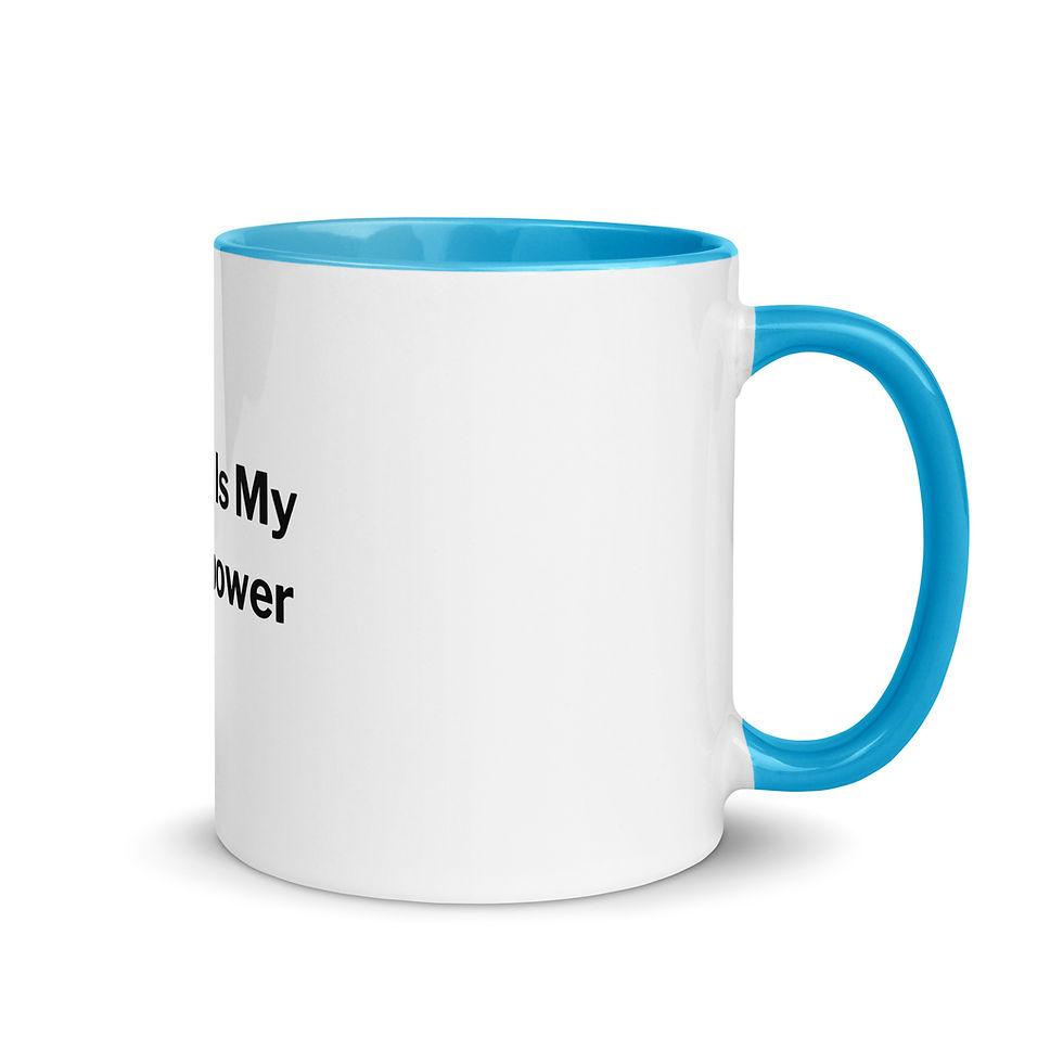 Miniatura: Poetry Is My Superpower Mug with Color Inside