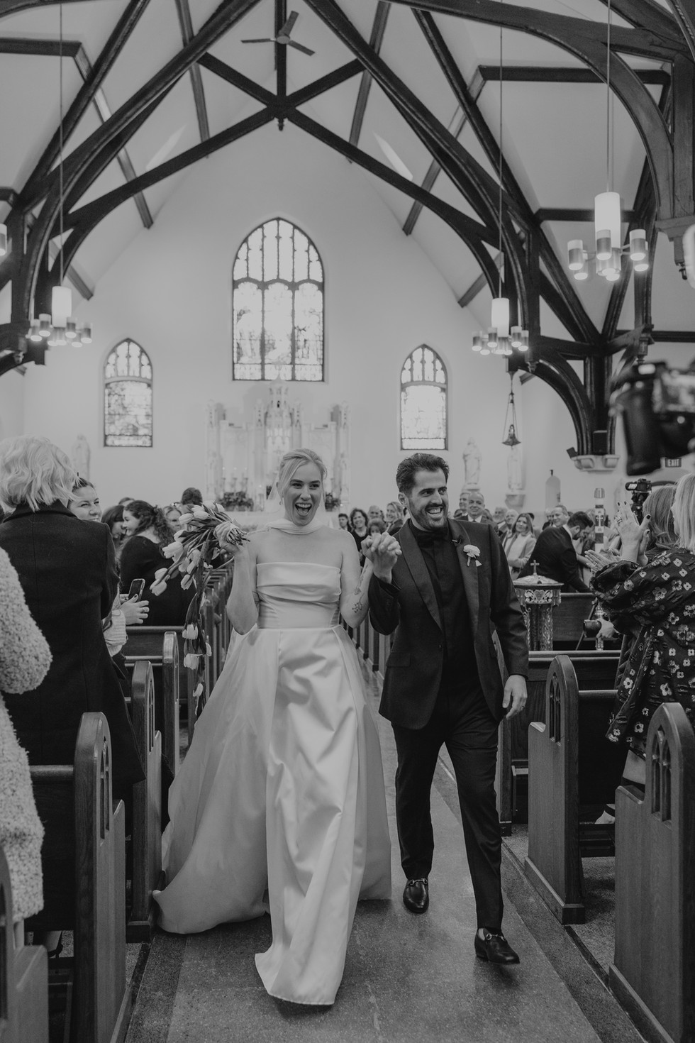 BRIDE & GROOM CHURCH WEDDING