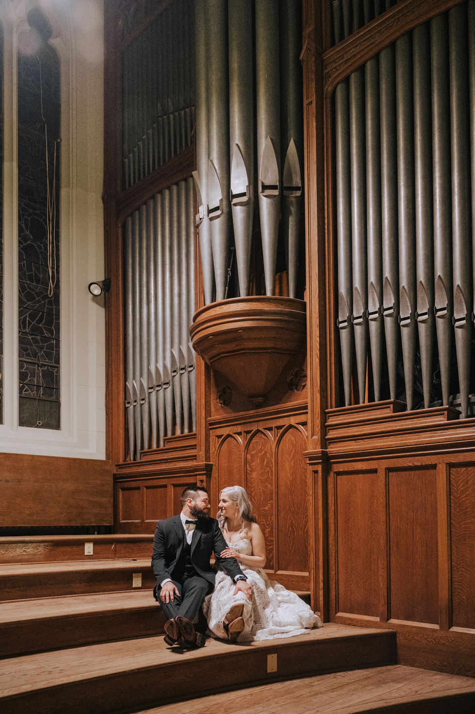 Bride & Groom on Wedding Day