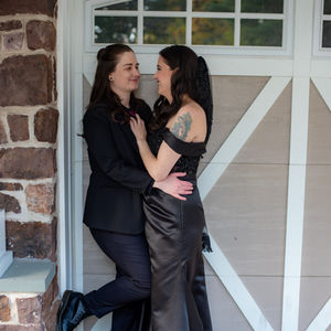 LGBTQ Brides on their wedding day