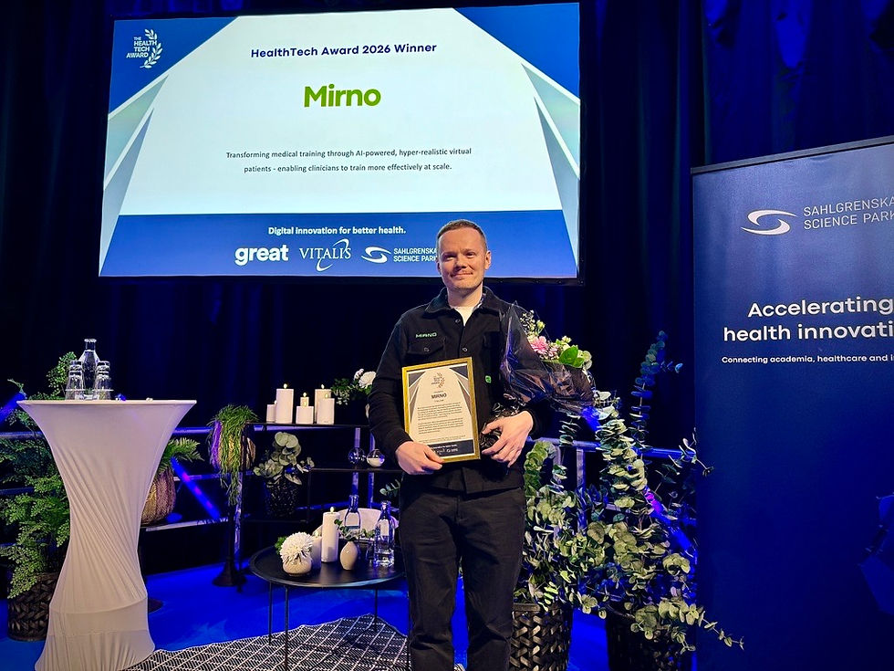 Mirno wins HealthTech Award 2026