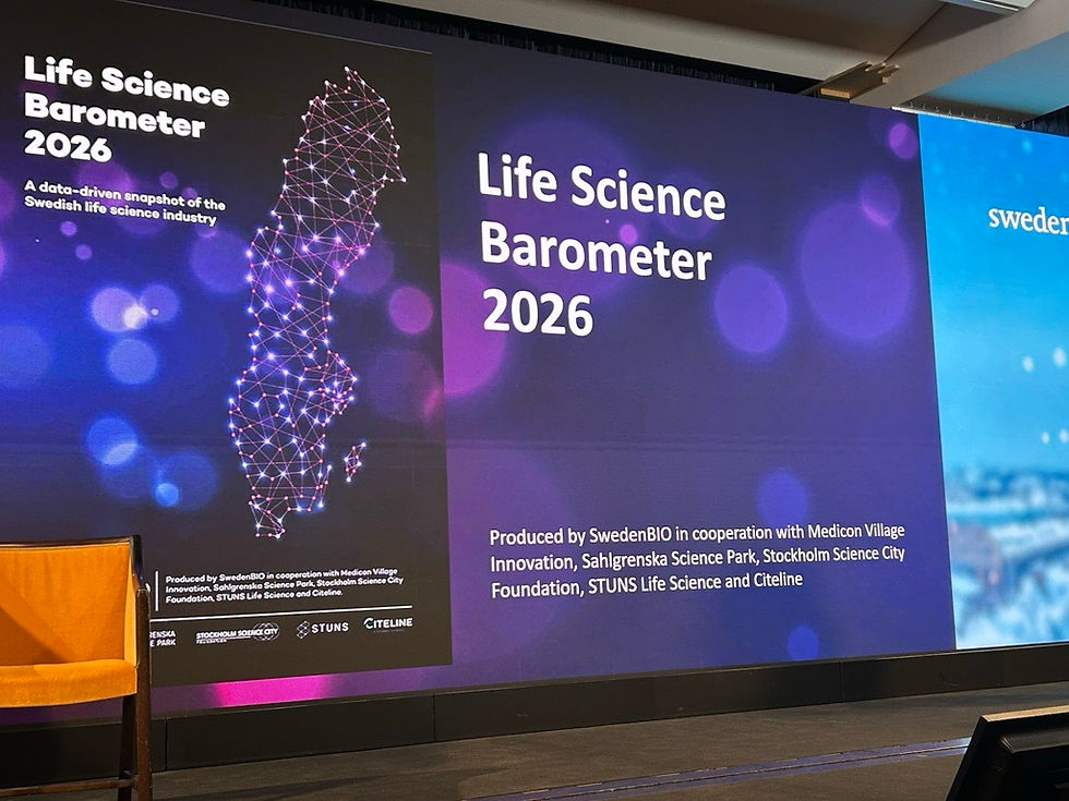 Sahlgrenska Science Park contributes to the Life Science Barometer