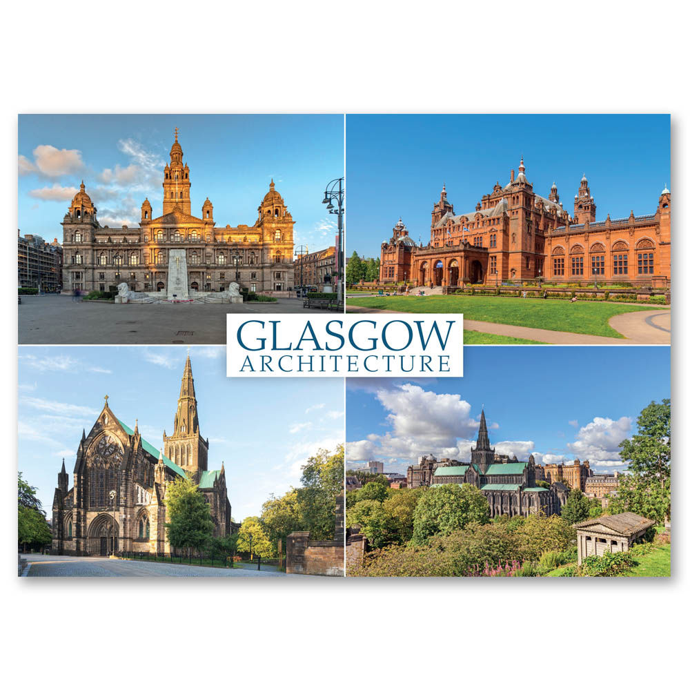 Glasgow architecture, 4 view composite