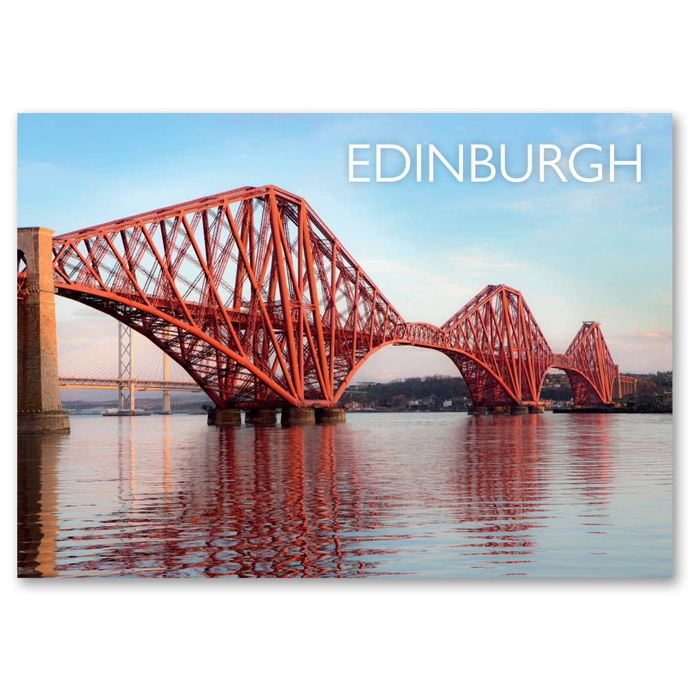 Edinburgh, Forth Rail Bridge at dawn