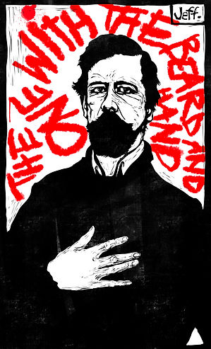 The One with the Beard and Hand