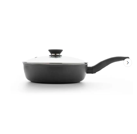 Poêle Antiadhésive avec couvercle, 24 cm, iCook