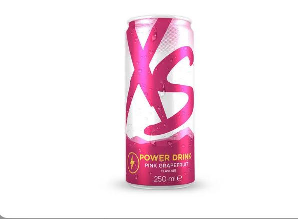 XS™ Boisson Power Drink Pink Grapefruit Flavour (Canettes 12 X 250 ml)