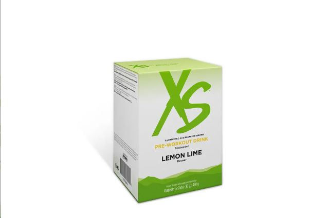 XS™ Boisson Pré-Effort goût citron-citron-vert (15 sachets de 30g / 450g)