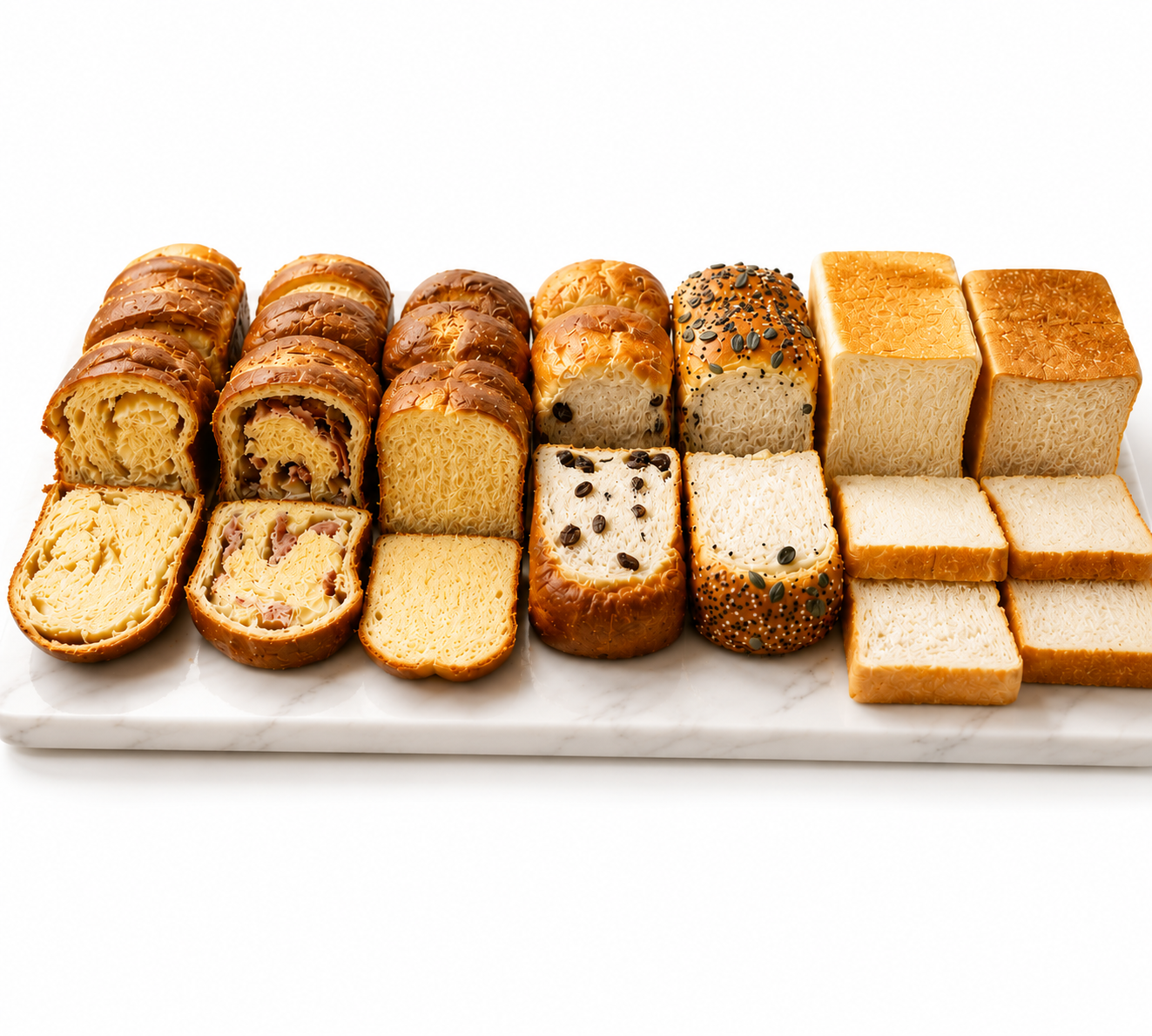 Shokupan toast & French brioche (2-day)