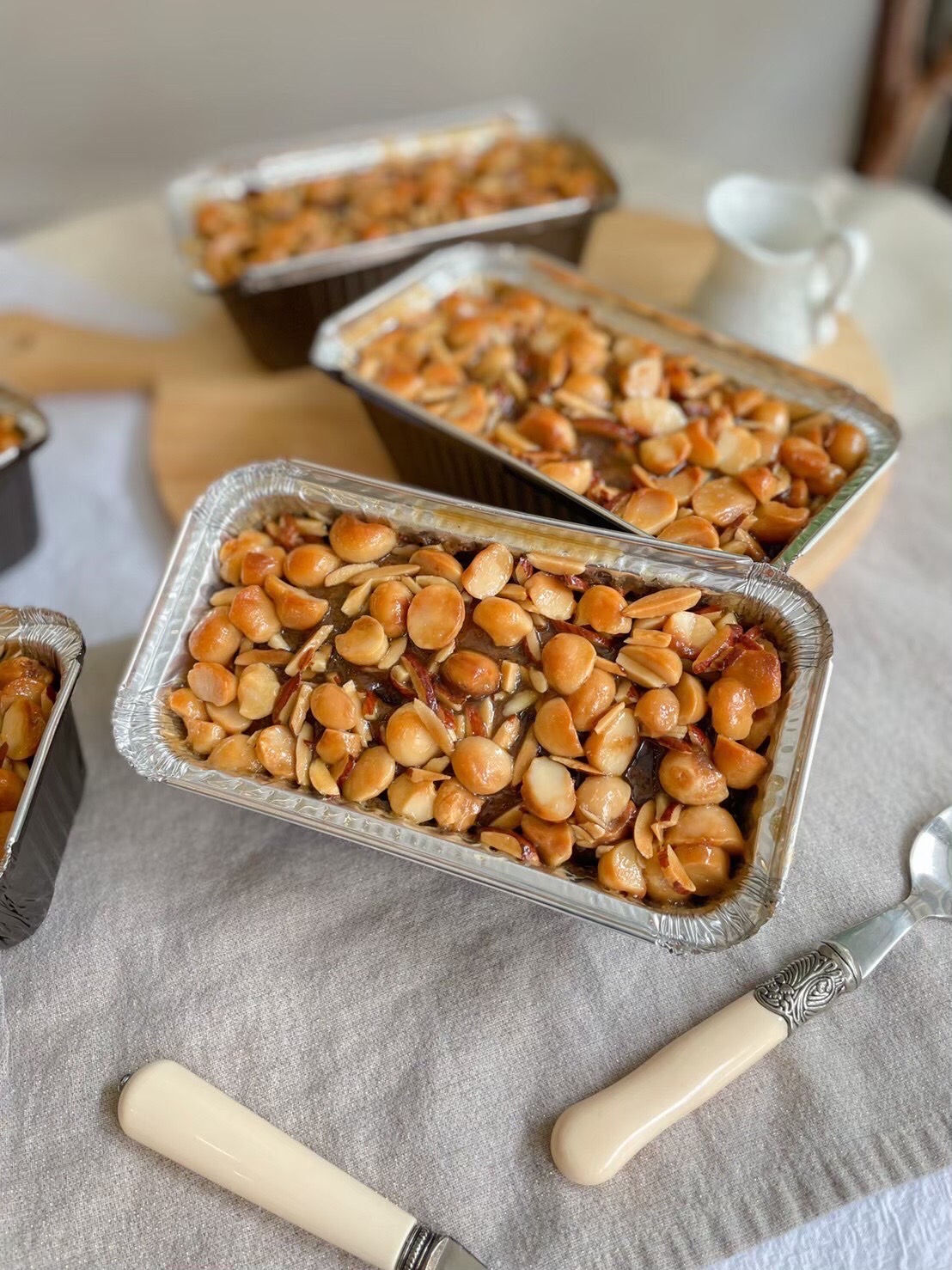 Macadamia Mocha Toffee Cake