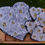 Thumbnail: Hand decorated slate placemat with 4 coasters set - Busy bee deco - Heart shape