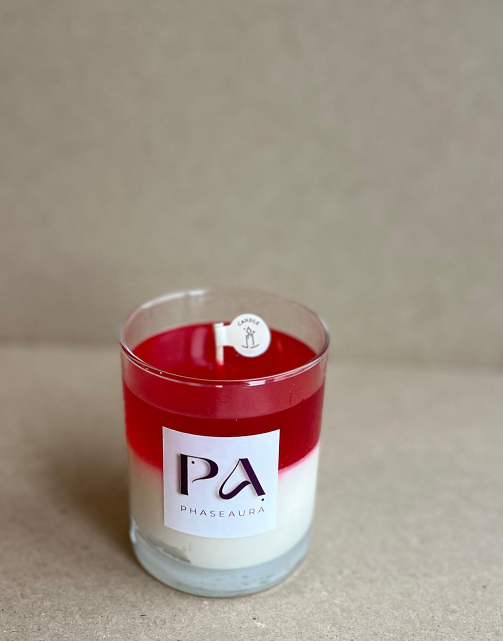Küçük resim: Glass Red Candle