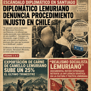 CRISIS DIPLOMÁTICA  Cancillería de Lemuria acusa “grave desconocimiento de las relaciones bilaterales” tras la formalización de su representante en territorio chileno