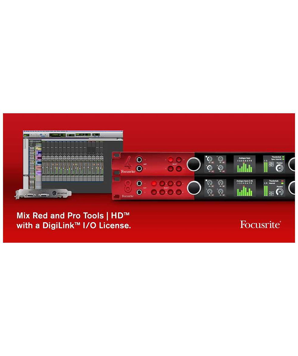 Miniatura: FOCUSRITE RED 8PRE 64-IN / 64-OUT THUNDERBOLT 2 AUDIO INTERFACE CON PRO TOOLS