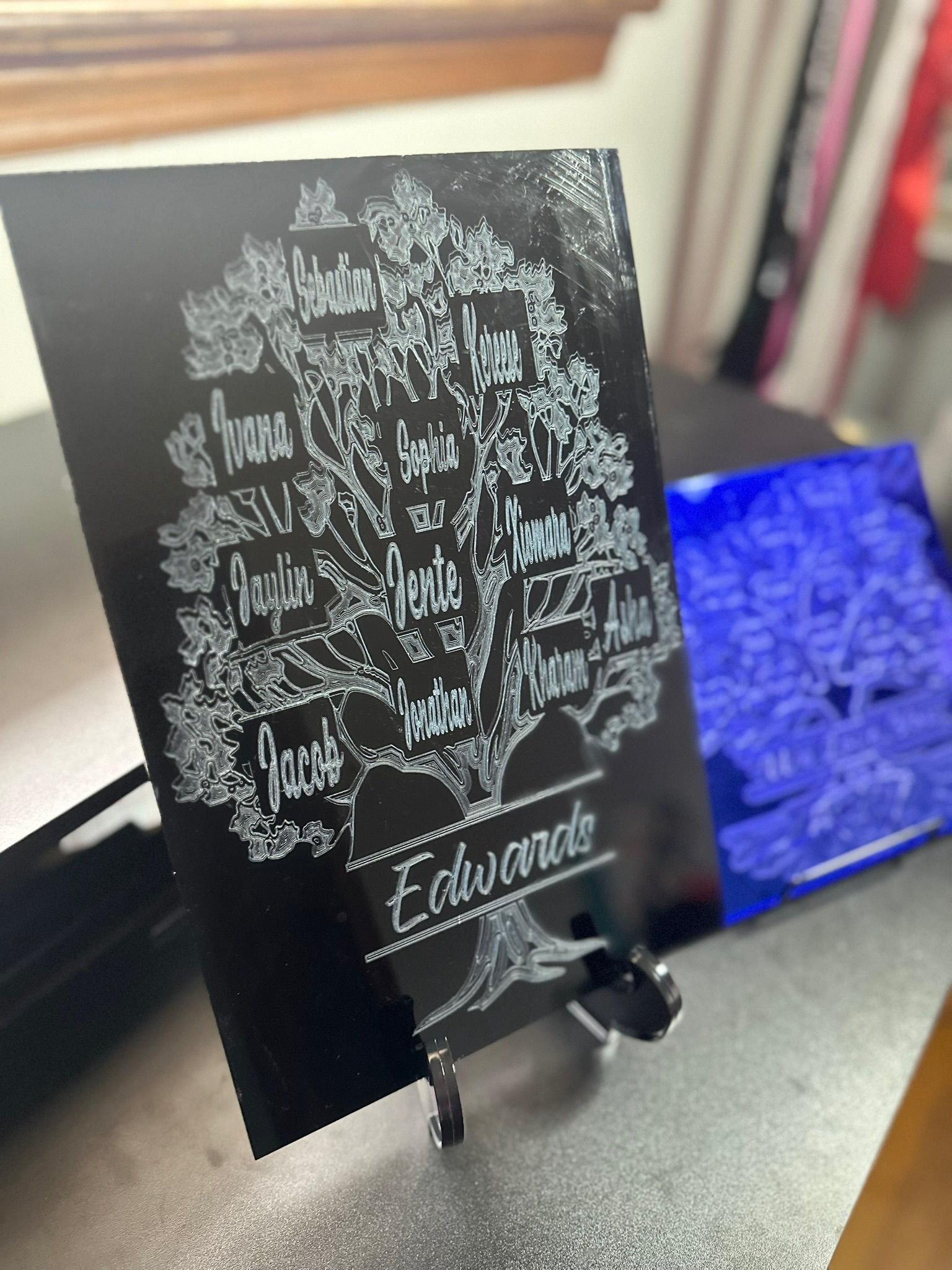 8x12 Acrylic Engraving