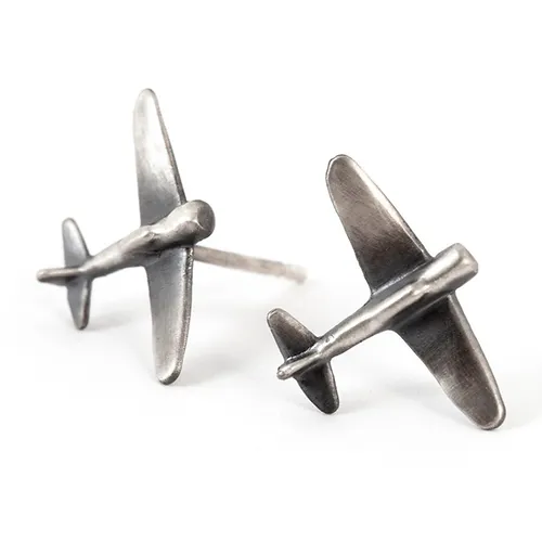 airplane earrings