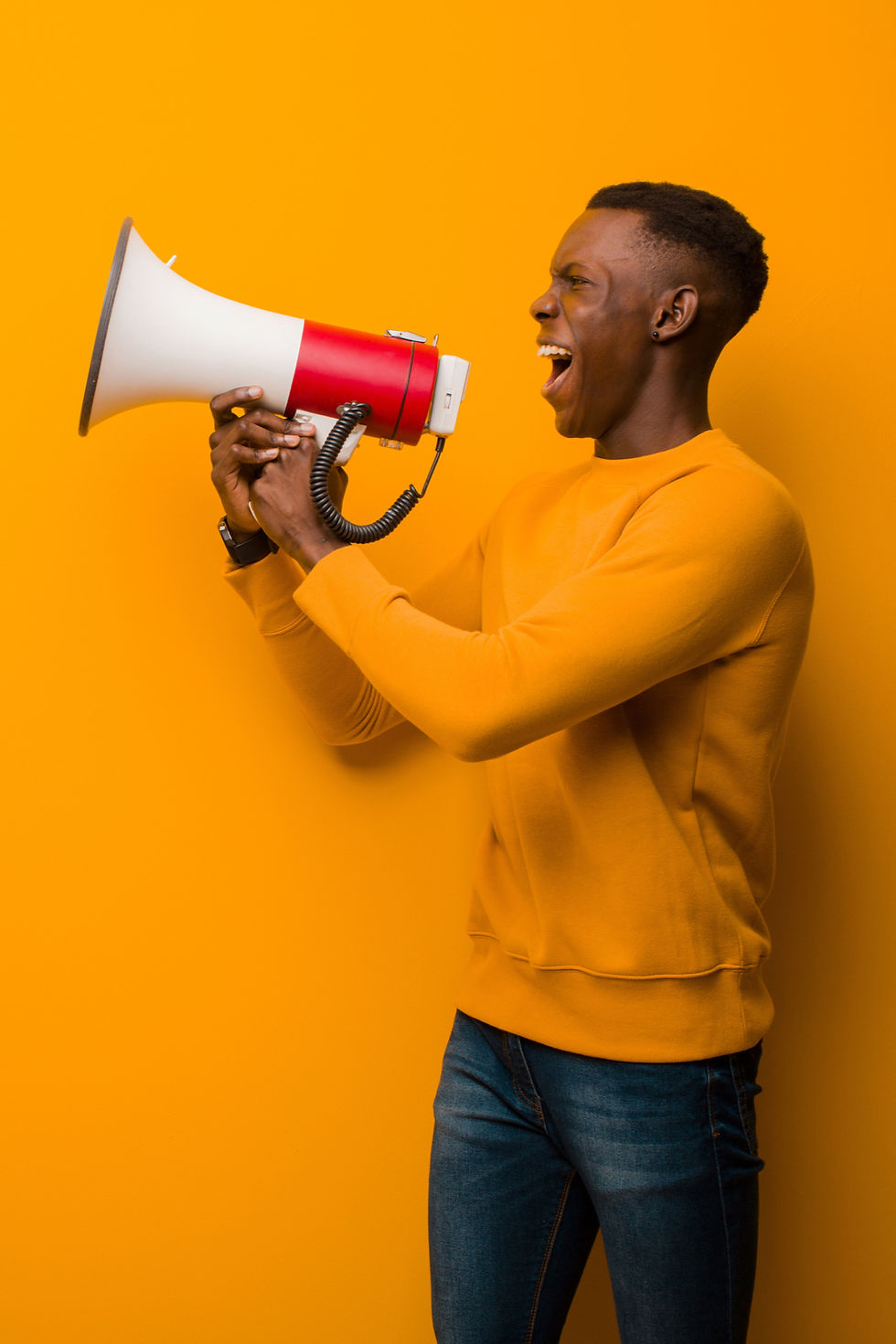 Portrait with Megaphone