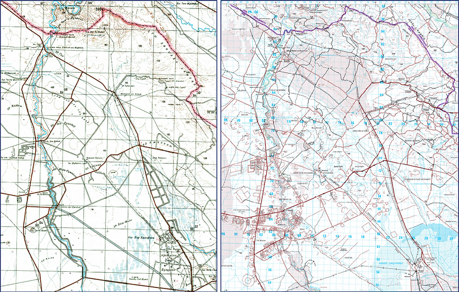 Al-Teeb Soviet and US Topo Maps.png