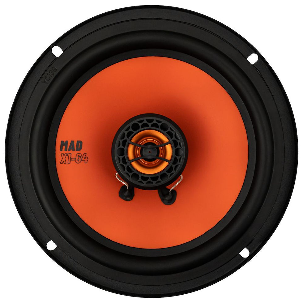 Miniatura: Coaxiales 6.5" GAS Audio MAD X164 2 vías 70rms 140W