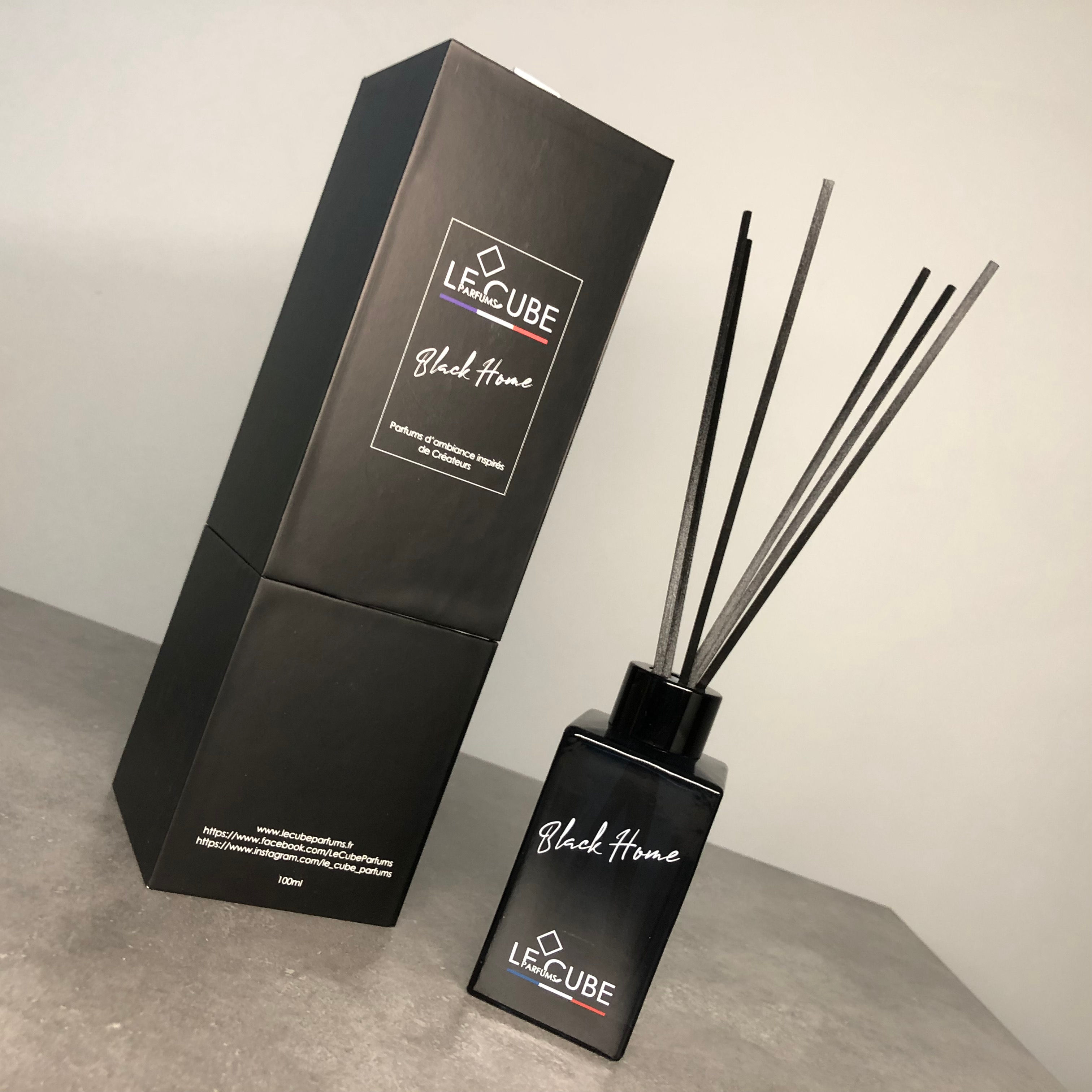 Le Cube Black-Home pour Lui n°3 - Inspiration olfactive 1 MILLION de PACO RABANN