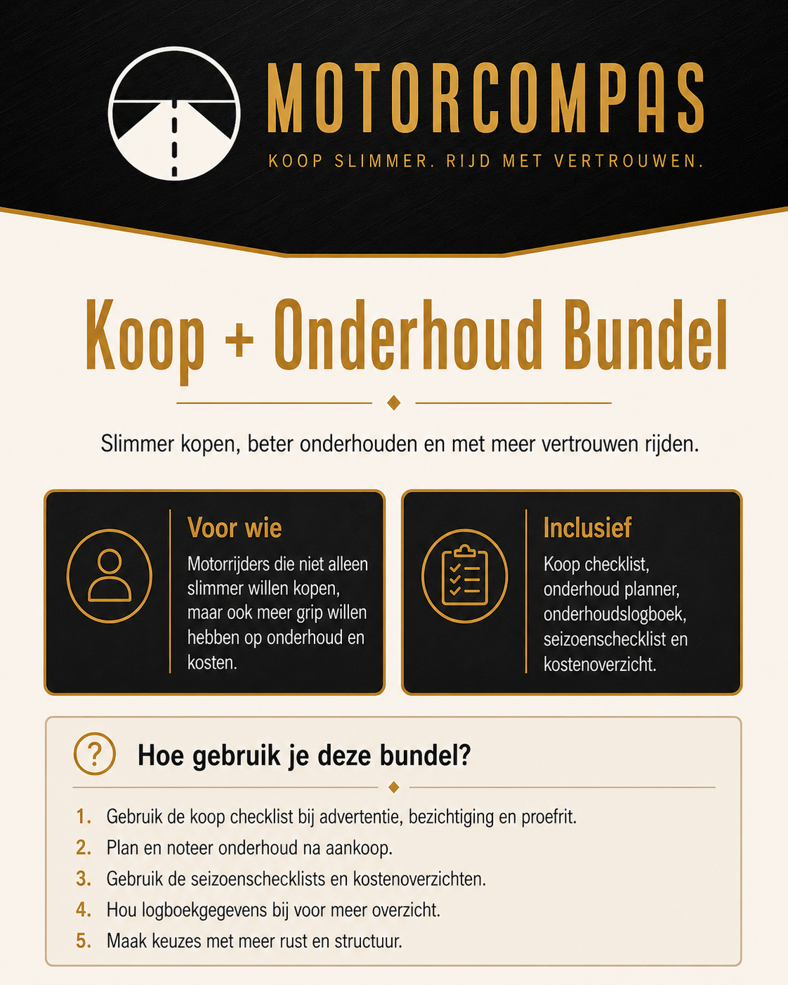 Koop + Onderhoud Bundel