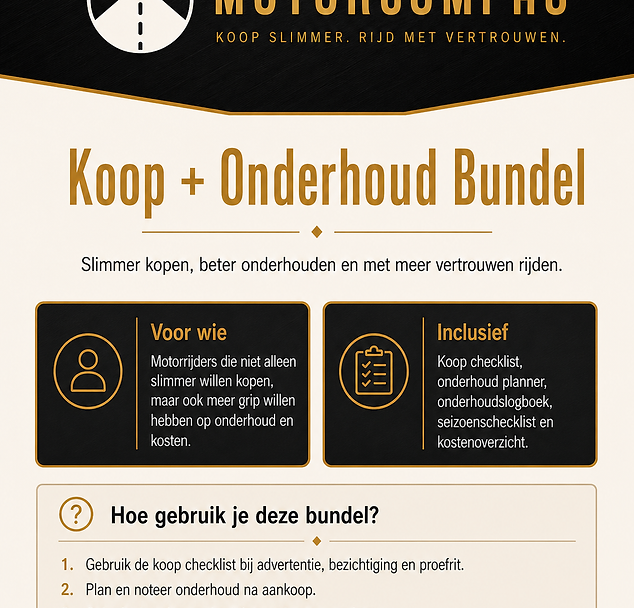 Koop + Onderhoud Bundel