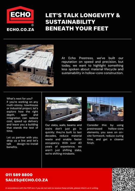 Echo Prestress Email Newsletter November 2025