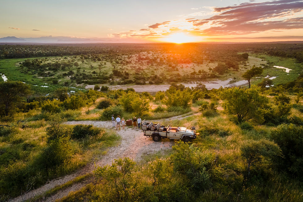 Views at dusk on safari in Klaserie Private Nature Reserve (Klaserie Drift Lodges) - Safari Travel Agency