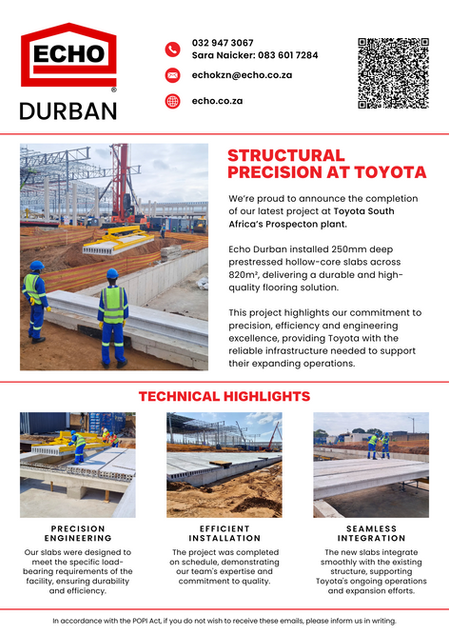 Echo Durban Email Newsletter September 2025