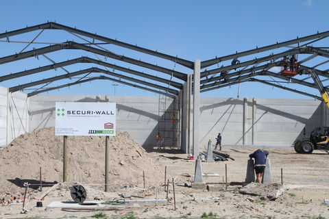 SECURI-WALL Structures Precast concrete security walling
