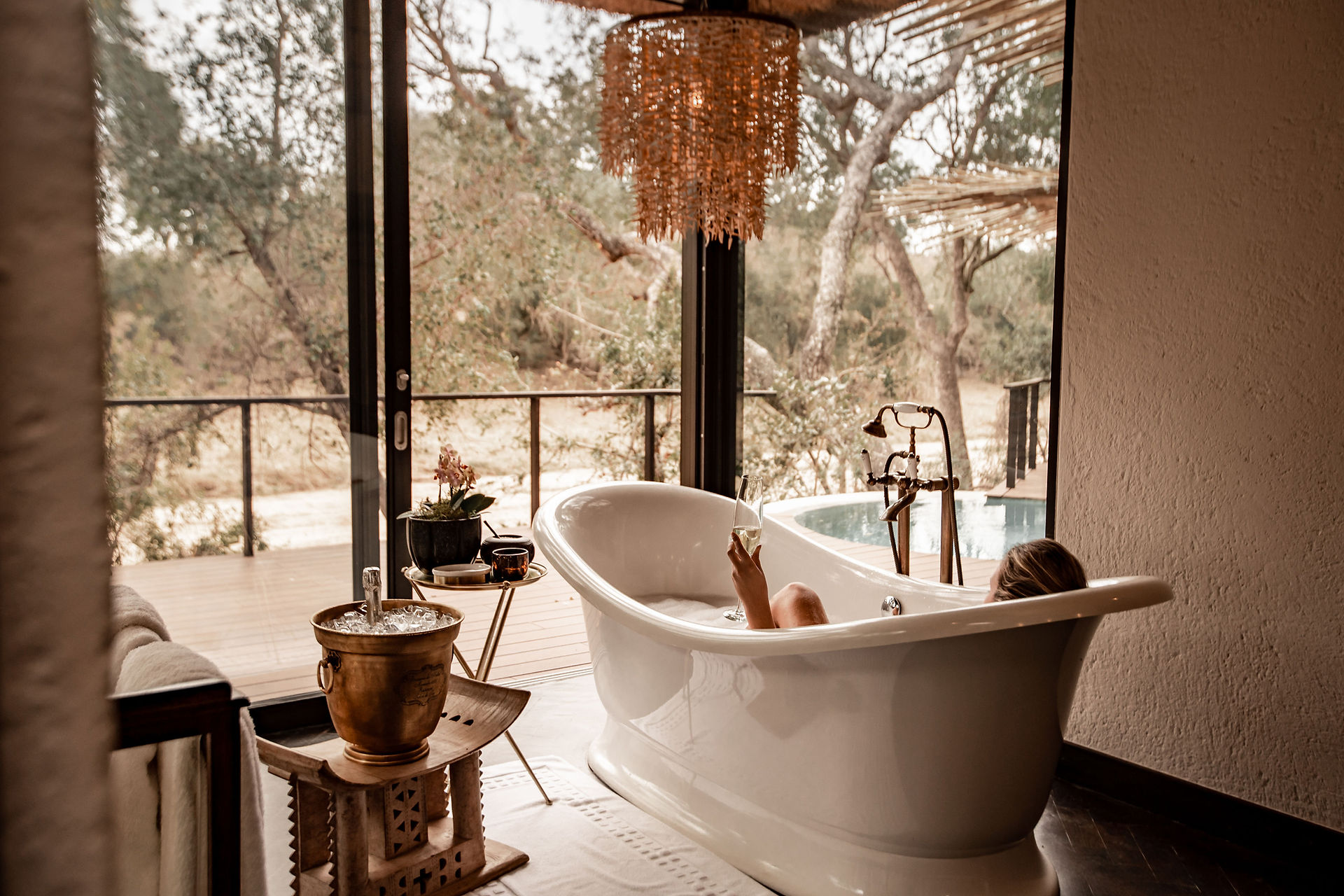 Intimate safri lodge in the Sabi Sands. Dulini Moya