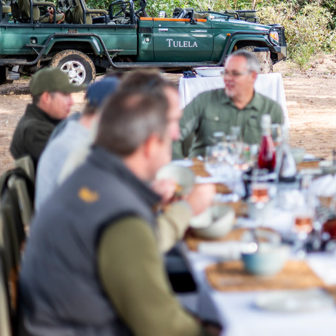 Lodge photography Bush breakfast experience Tulela Safari Lodge