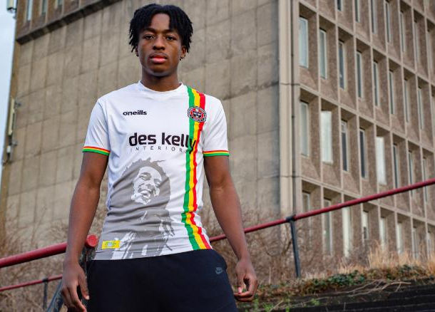 Bob Marley's last ever outdoor concert inspires new soccer shirt