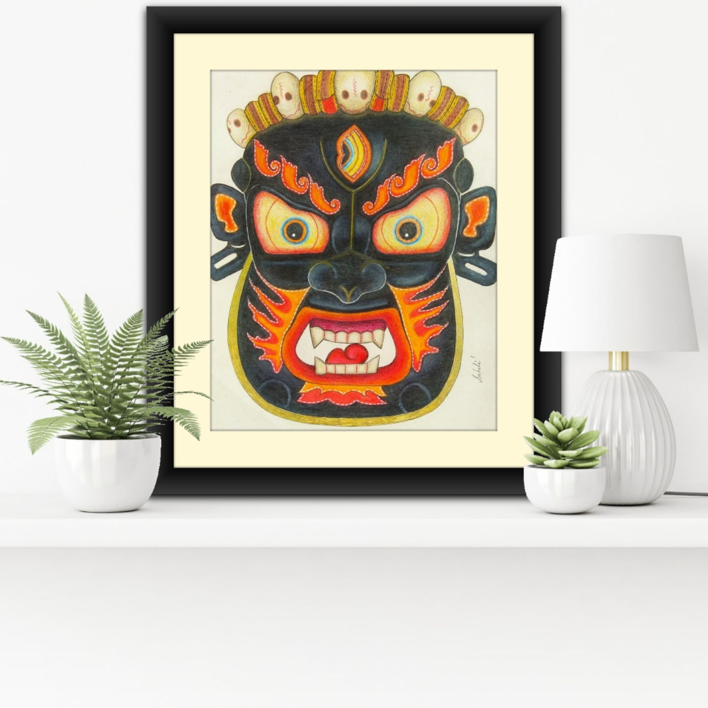 Traditional Nepalese Mask -5