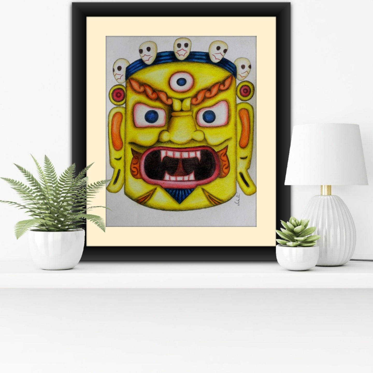 Traditional Nepalese Mask -1